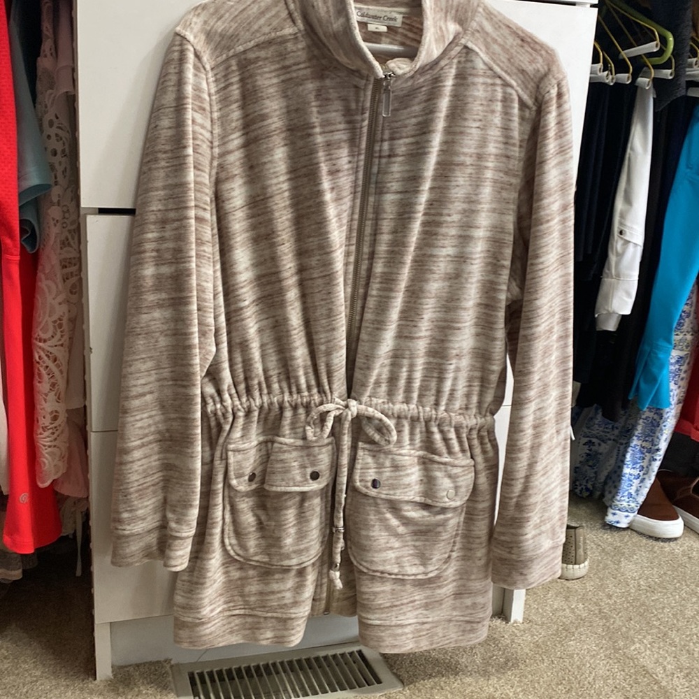 Coldwater Creek Velour Jacket